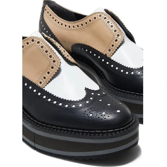 NEW Clergerie Becka Derbies Shoes 10 Noir - Picture 1 of 8